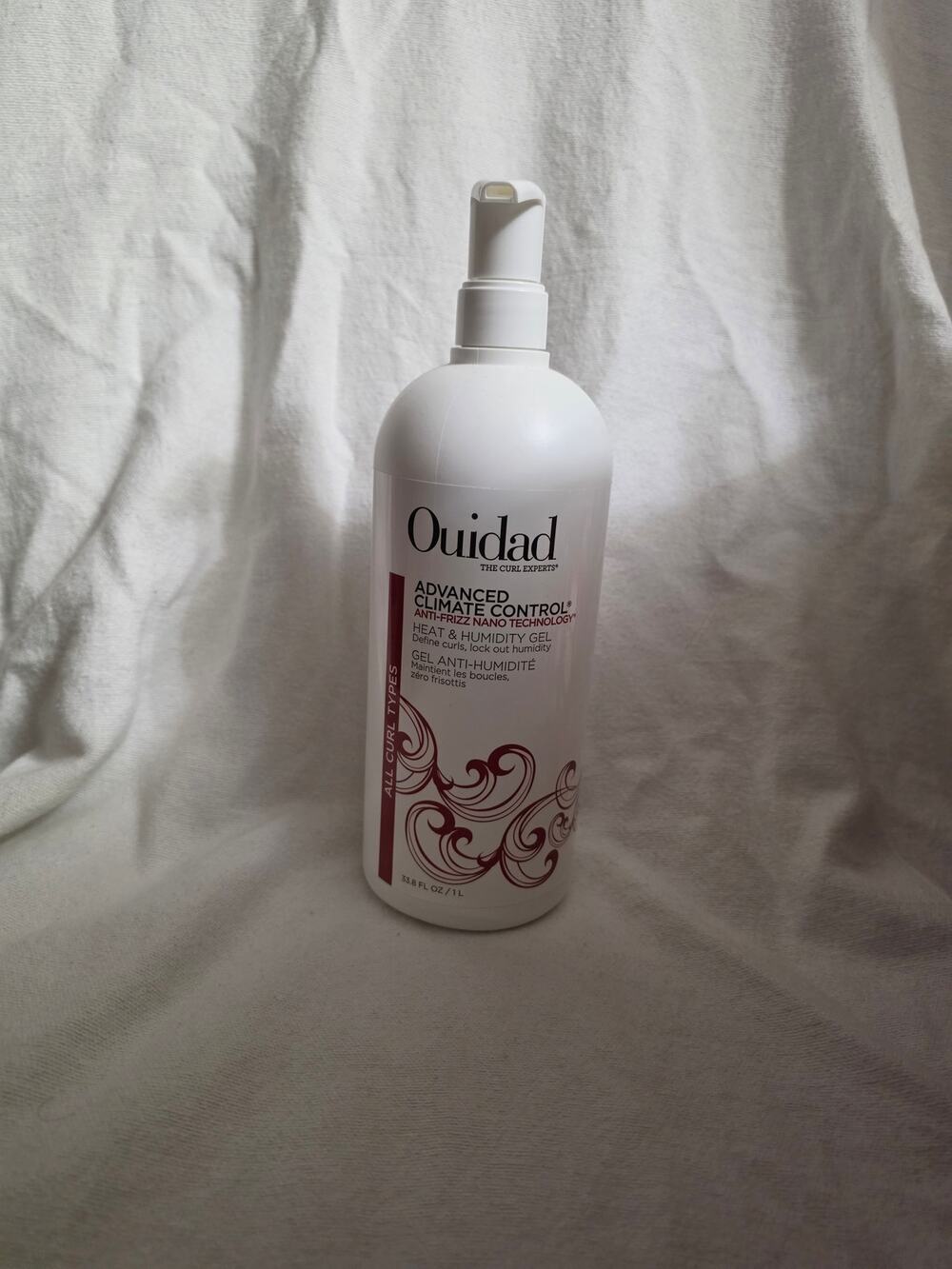 Ouidad Heat & Humidity Curl Gel 1L Anti-Frizz Pump Bottle